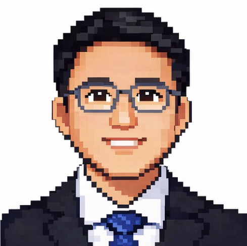 创始人头像，四十岁左右中年男性，穿深色西装，专业商务背景